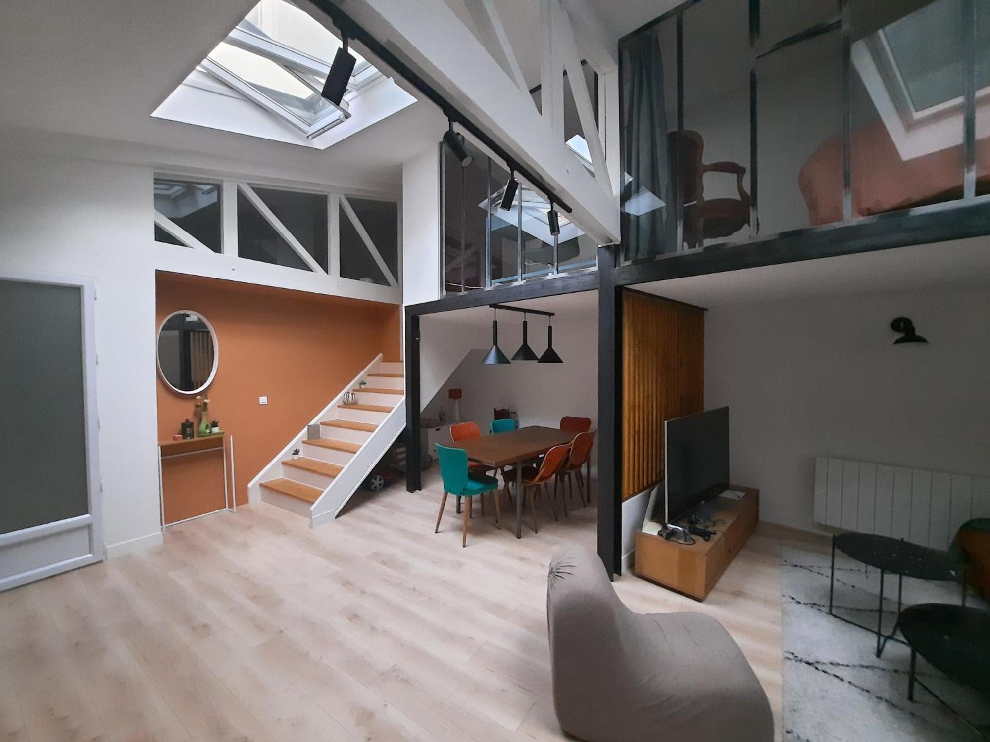 Loft 4-6 Personnes A Montmartre - Parking Prive Séjour chez l'habitant